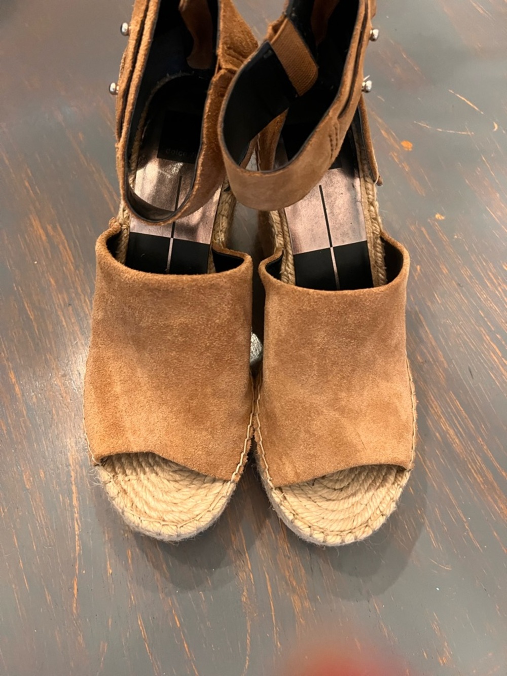 Dolce Vita Suede Espadrille Wedge Sandal - Picture 7 of 8